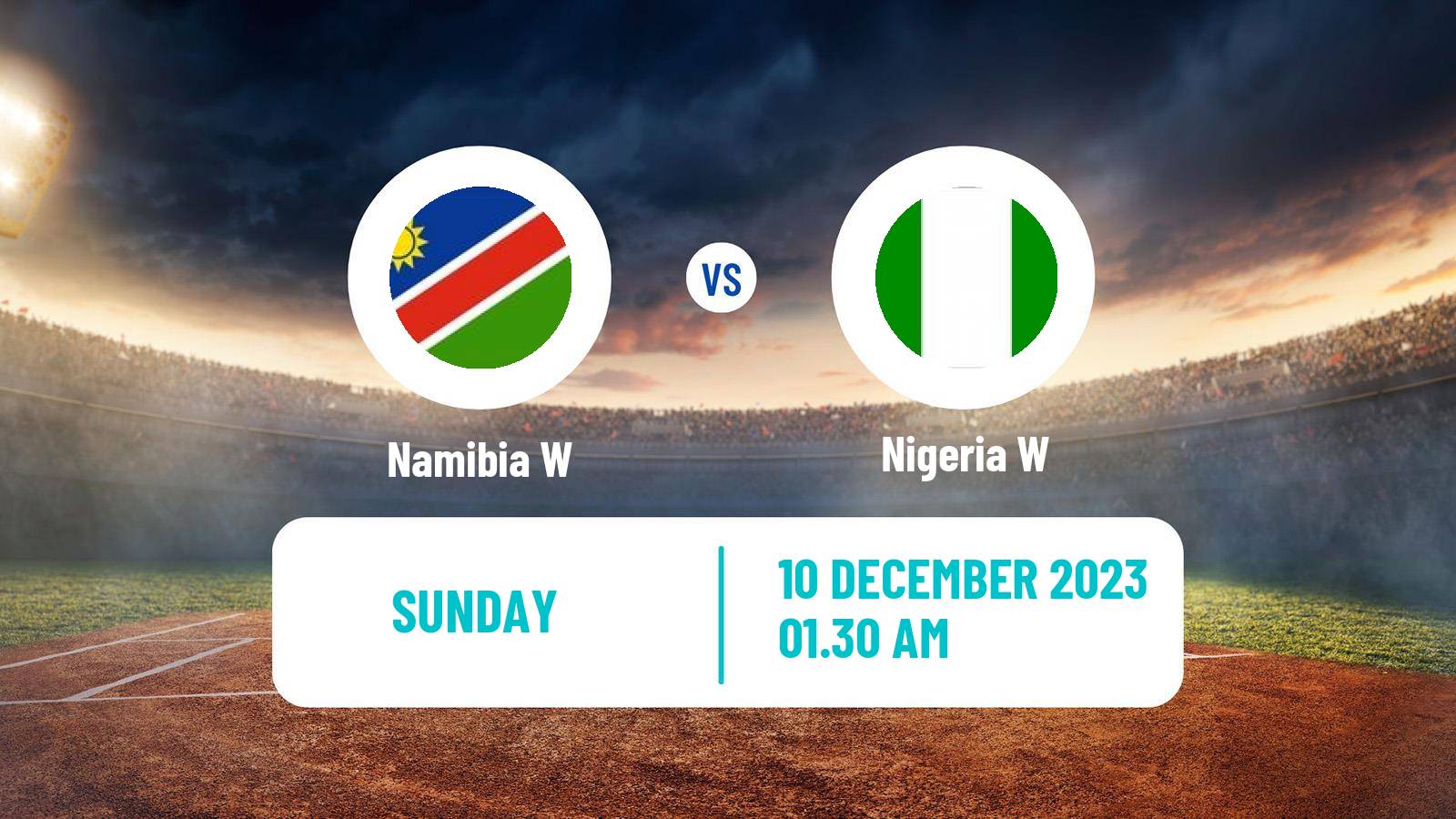 Cricket ICC World Twenty20 Women Namibia W - Nigeria W