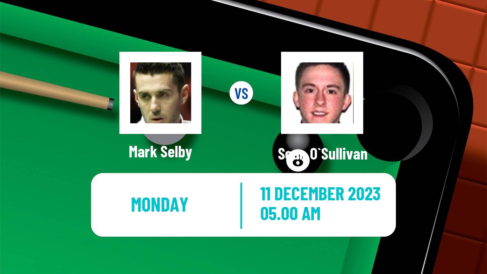 Snooker Scottish Open Mark Selby - Sean O`Sullivan