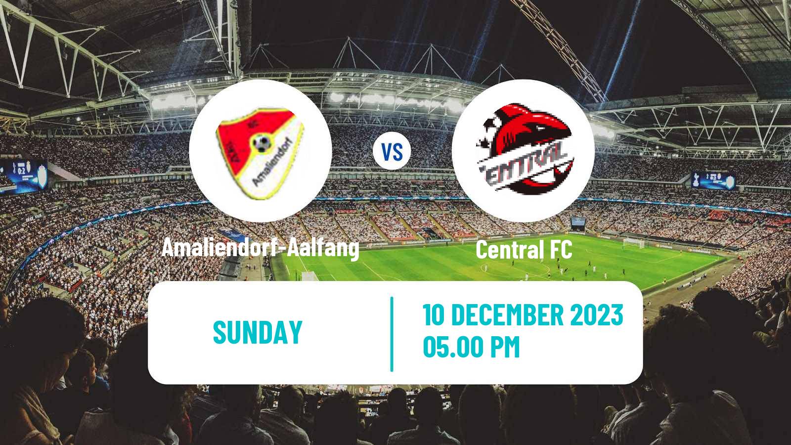 Soccer Trinidad and Tobago Premier League Amaliendorf-Aalfang - Central FC