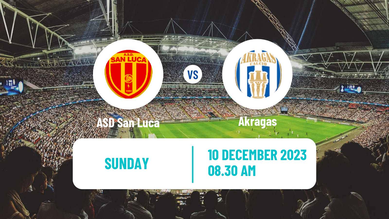 Soccer Italian Serie D - Group I San Luca - Akragas