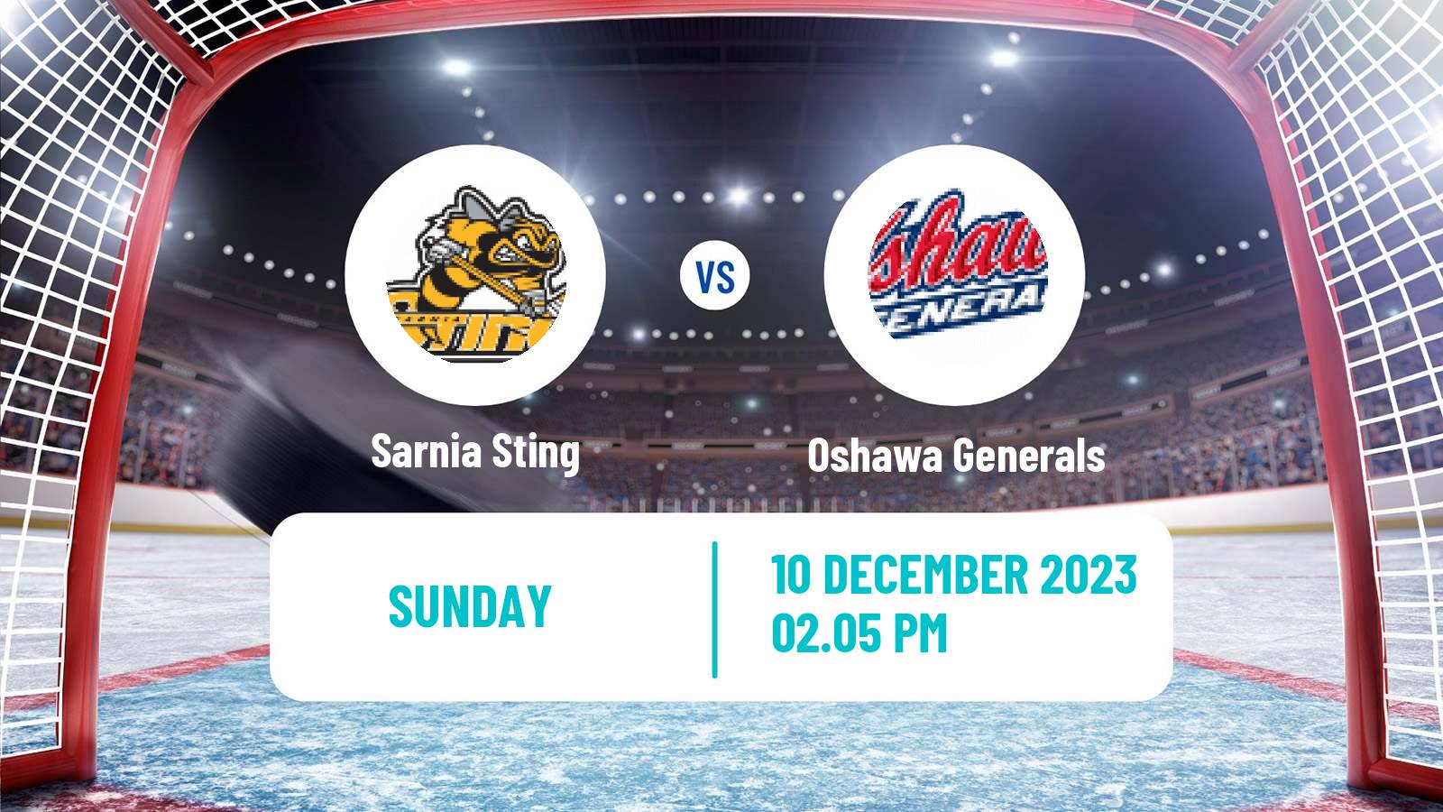 Hockey OHL Sarnia Sting - Oshawa Generals