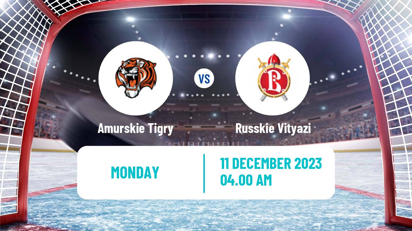Hockey MHL Amurskie Tigry - Russkie Vityazi