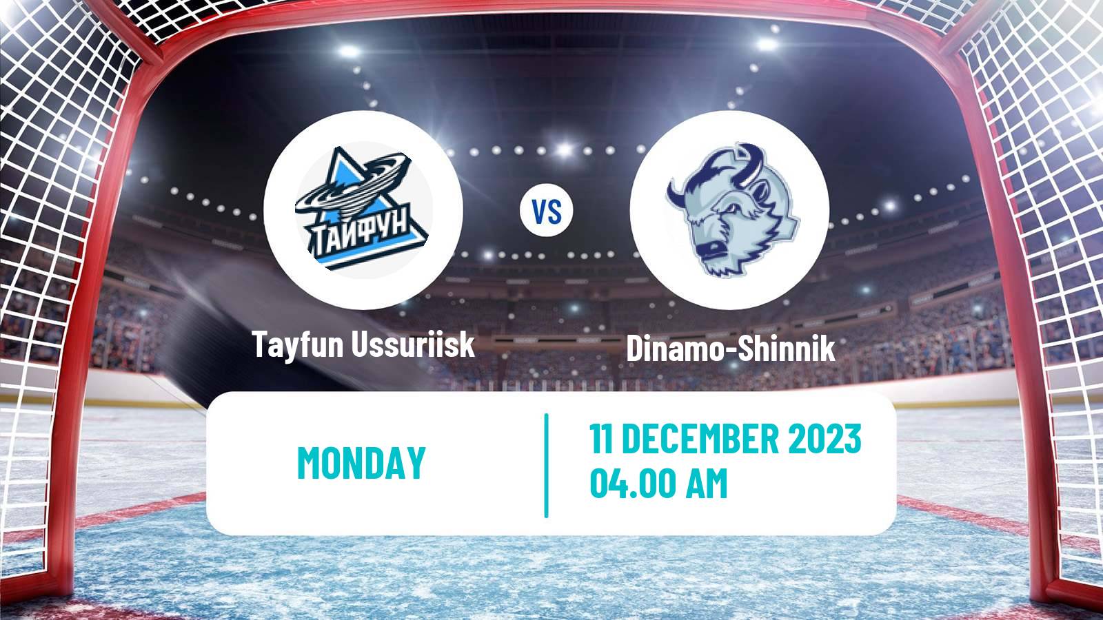 Hockey MHL Tayfun Ussuriisk - Dinamo-Shinnik