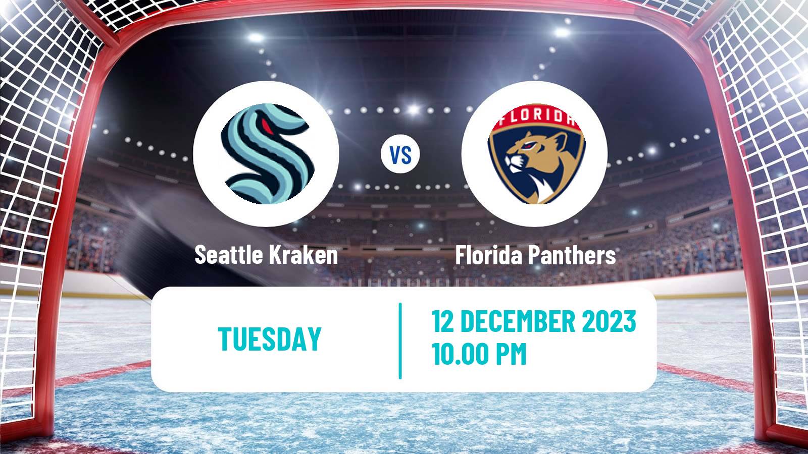Hockey NHL Seattle Kraken - Florida Panthers