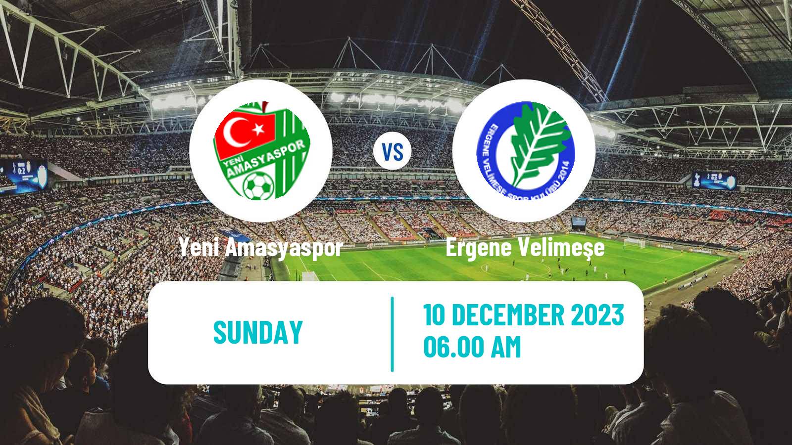 Soccer Turkish 3 Lig Group 2 Yeni Amasyaspor - Ergene Velimeşe