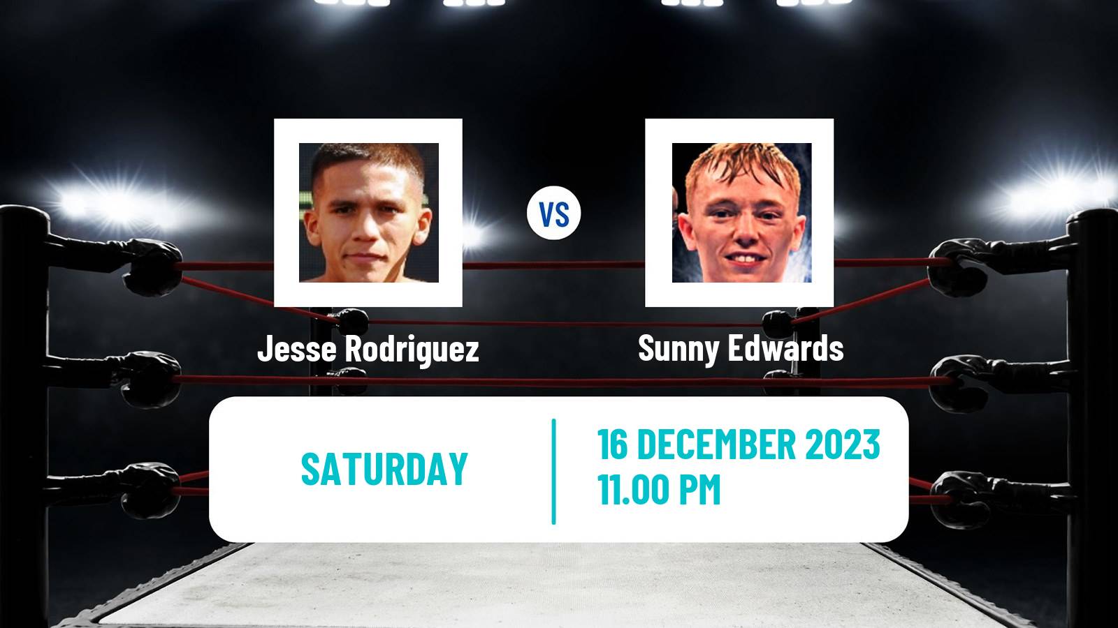 Boxing Flyweight IBF WBO Titles Men Jesse Rodriguez - Sunny Edwards