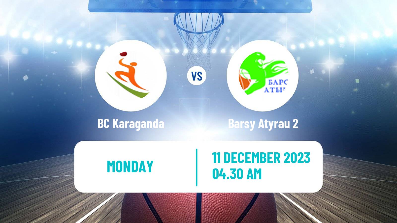 Basketball Kazakh Higher League Basketball Karaganda - Barsy Atyrau 2