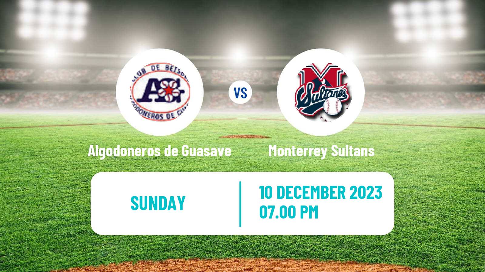 Baseball LMP Algodoneros de Guasave - Monterrey Sultans