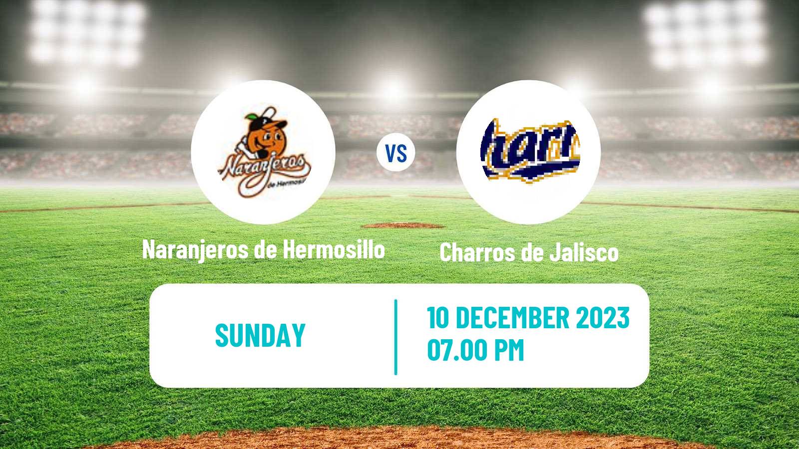 Baseball LMP Naranjeros de Hermosillo - Charros de Jalisco