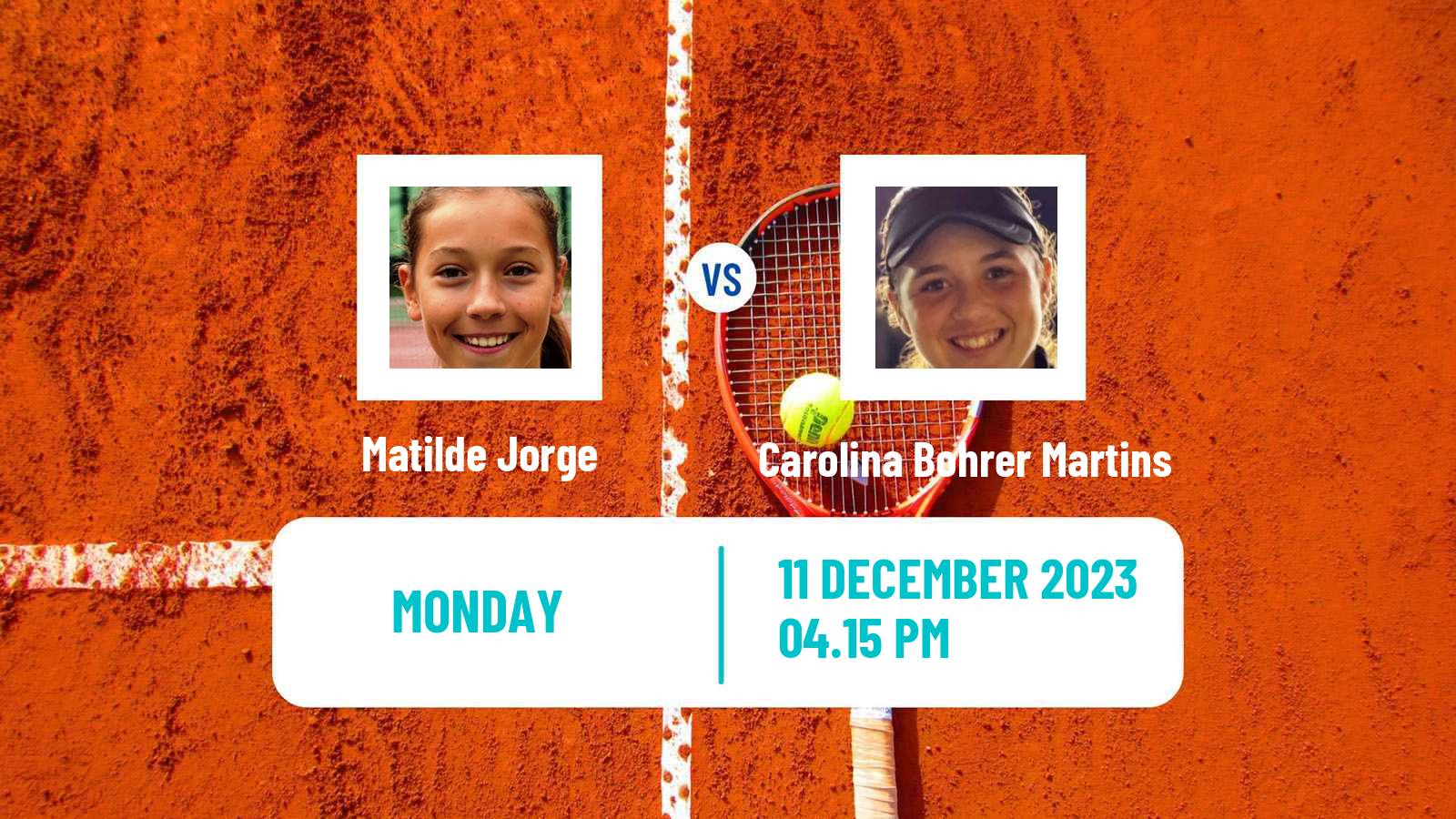 Tennis ITF W60 Vacaria Women Matilde Jorge - Carolina Bohrer Martins