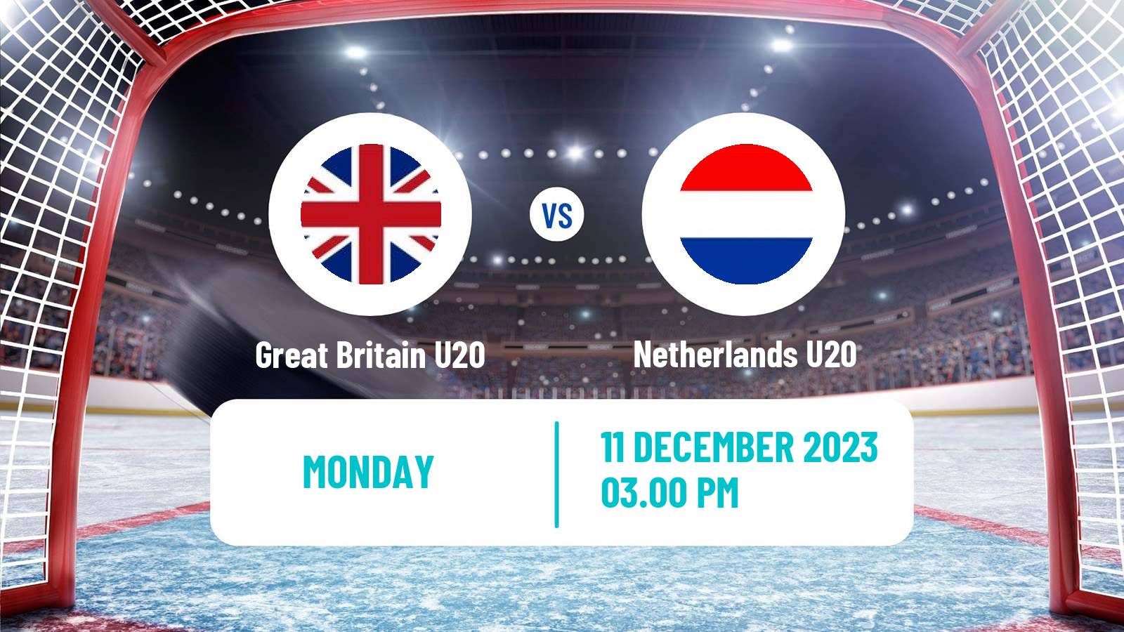 Hockey IIHF World U20 Championship IIA Great Britain U20 - Netherlands U20