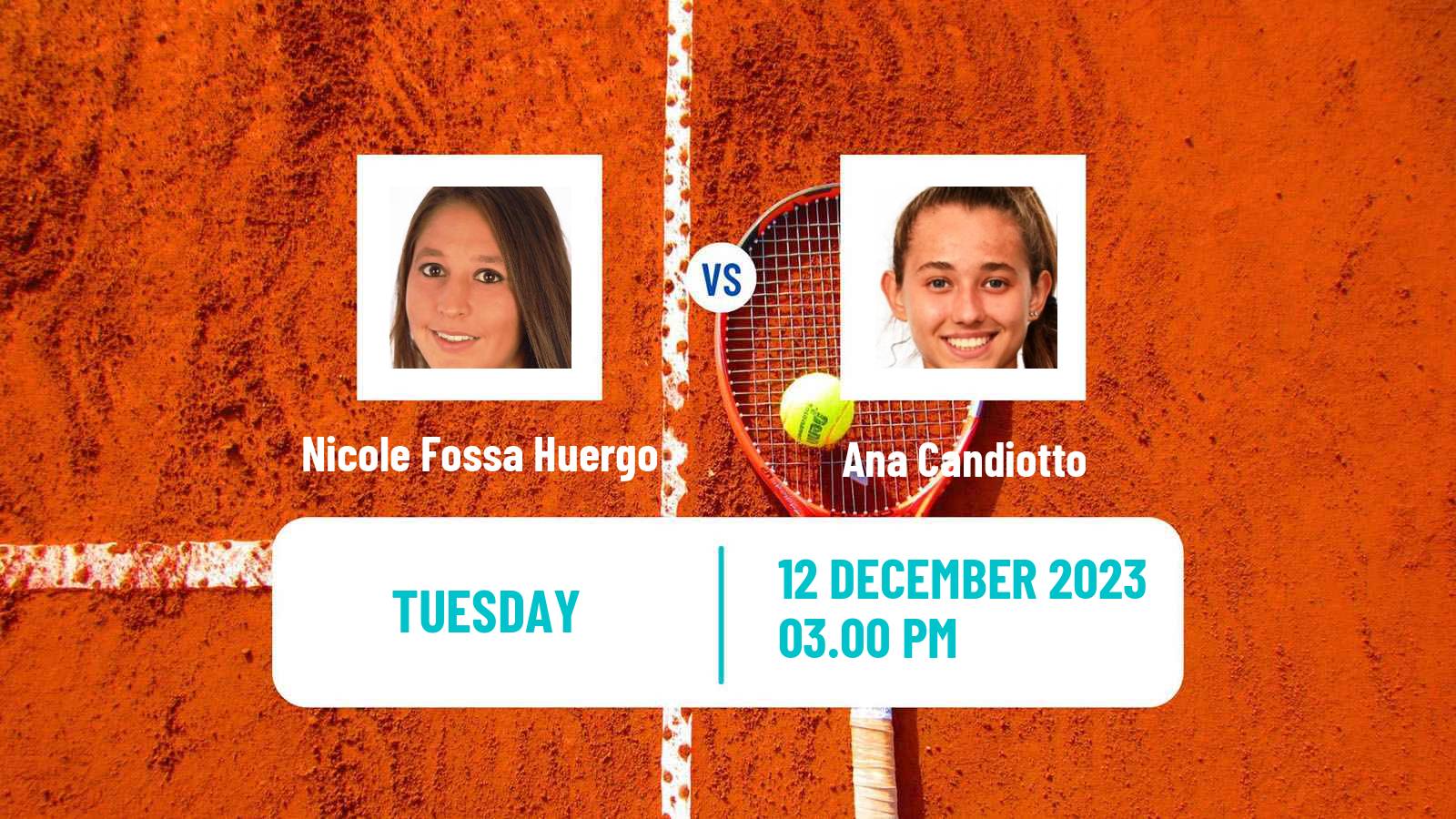 Tennis ITF W60 Vacaria Women Nicole Fossa Huergo - Ana Candiotto