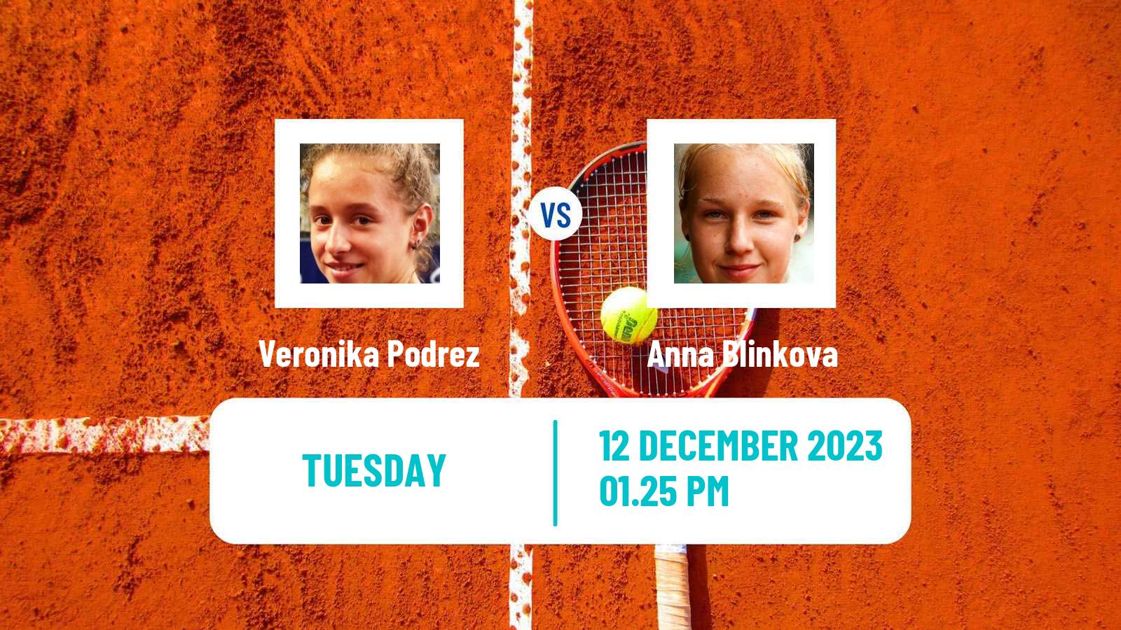 Tennis Limoges Challenger Women Veronika Podrez - Anna Blinkova