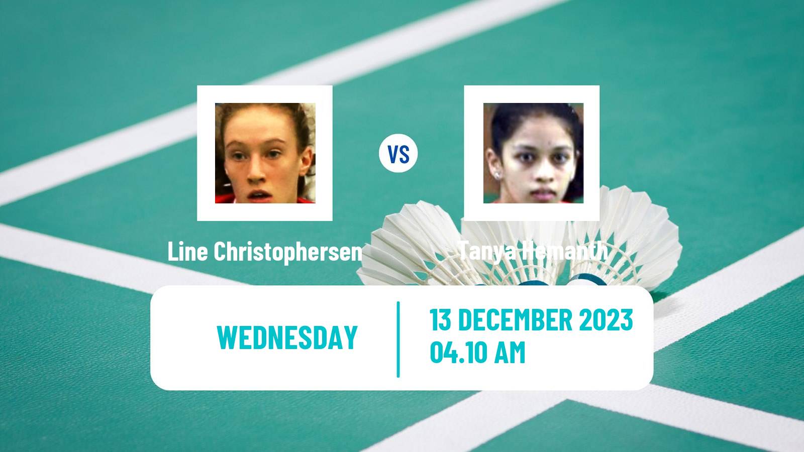 Badminton BWF World Tour Odisha Masters Women Line Christophersen - Tanya Hemanth