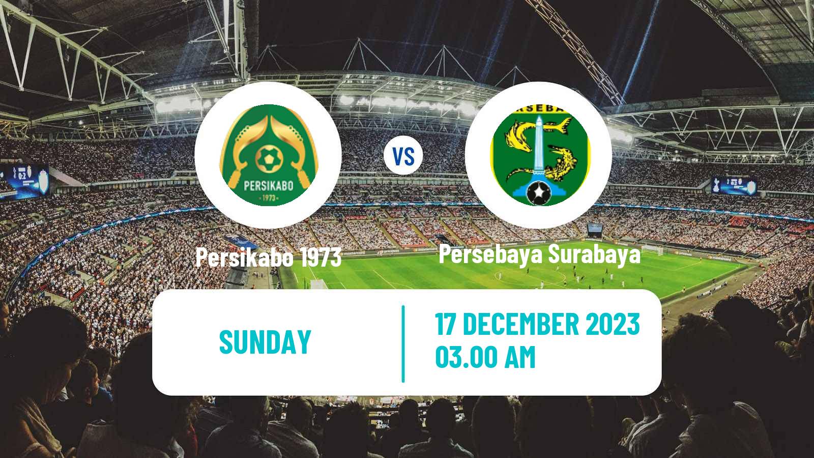 Soccer Indonesian Liga 1 Persikabo 1973 - Persebaya Surabaya