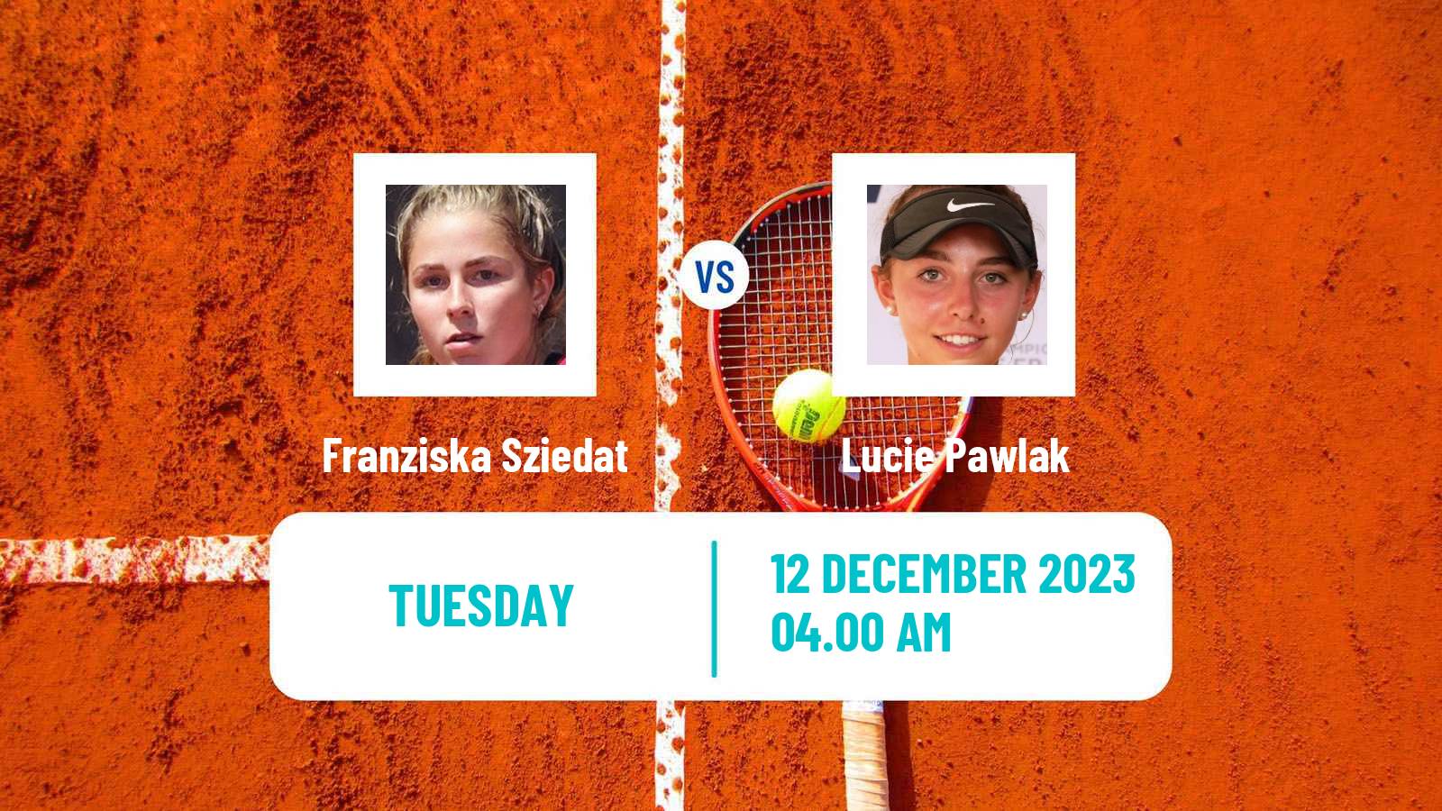Tennis ITF W15 Melilla Women 2023 Franziska Sziedat - Lucie Pawlak
