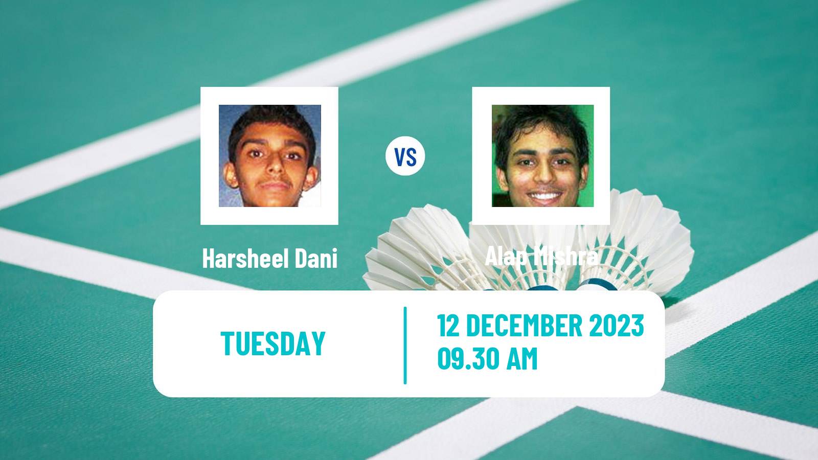 Badminton BWF World Tour Odisha Masters Men Harsheel Dani - Alap Mishra