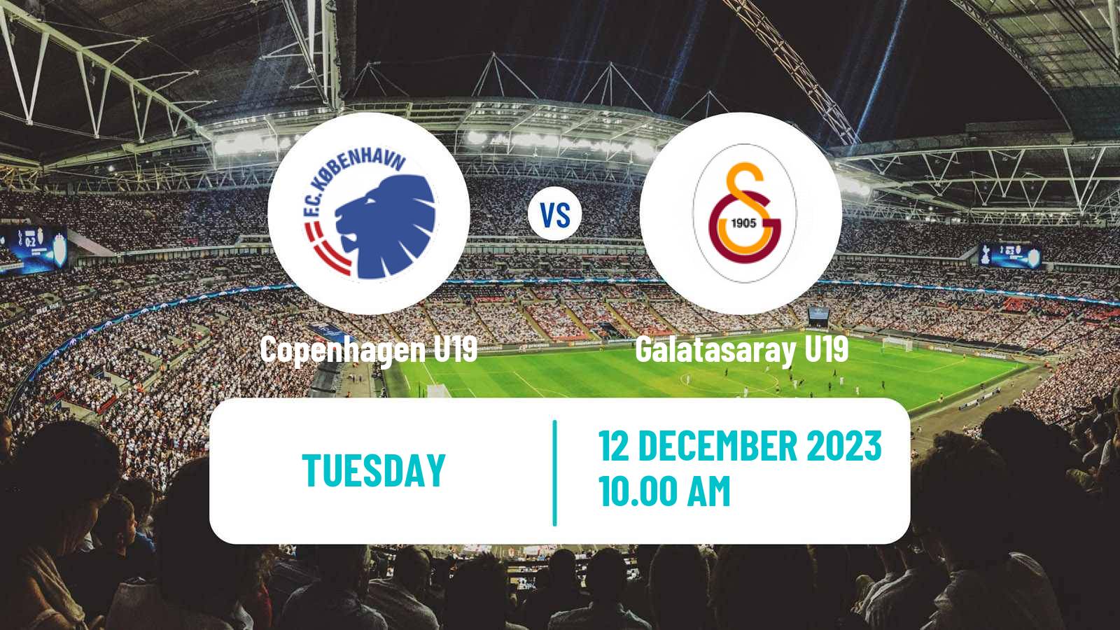 Soccer UEFA Youth League Copenhagen U19 - Galatasaray U19