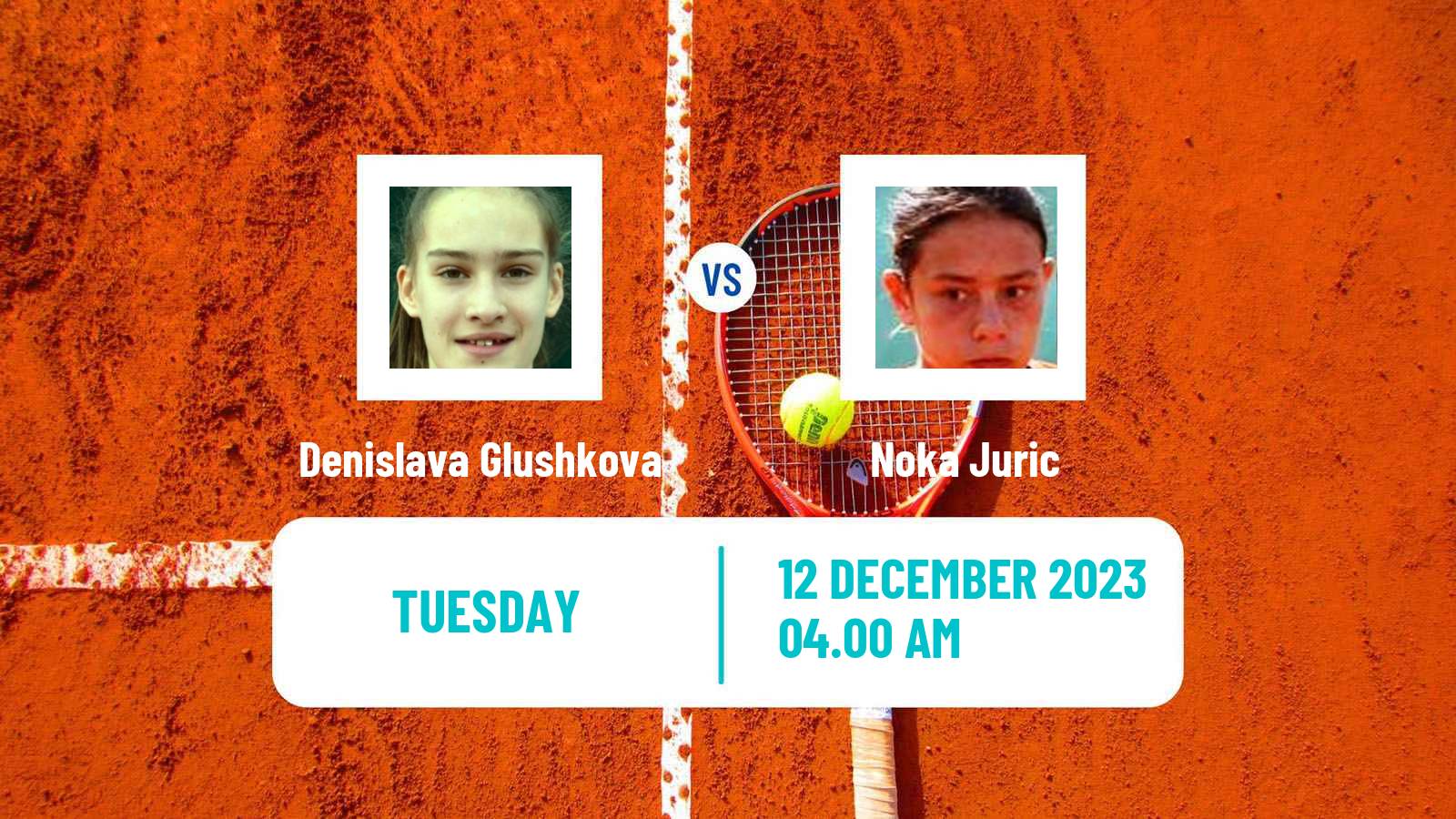 Tennis ITF W15 Antalya 22 Women Denislava Glushkova - Noka Juric