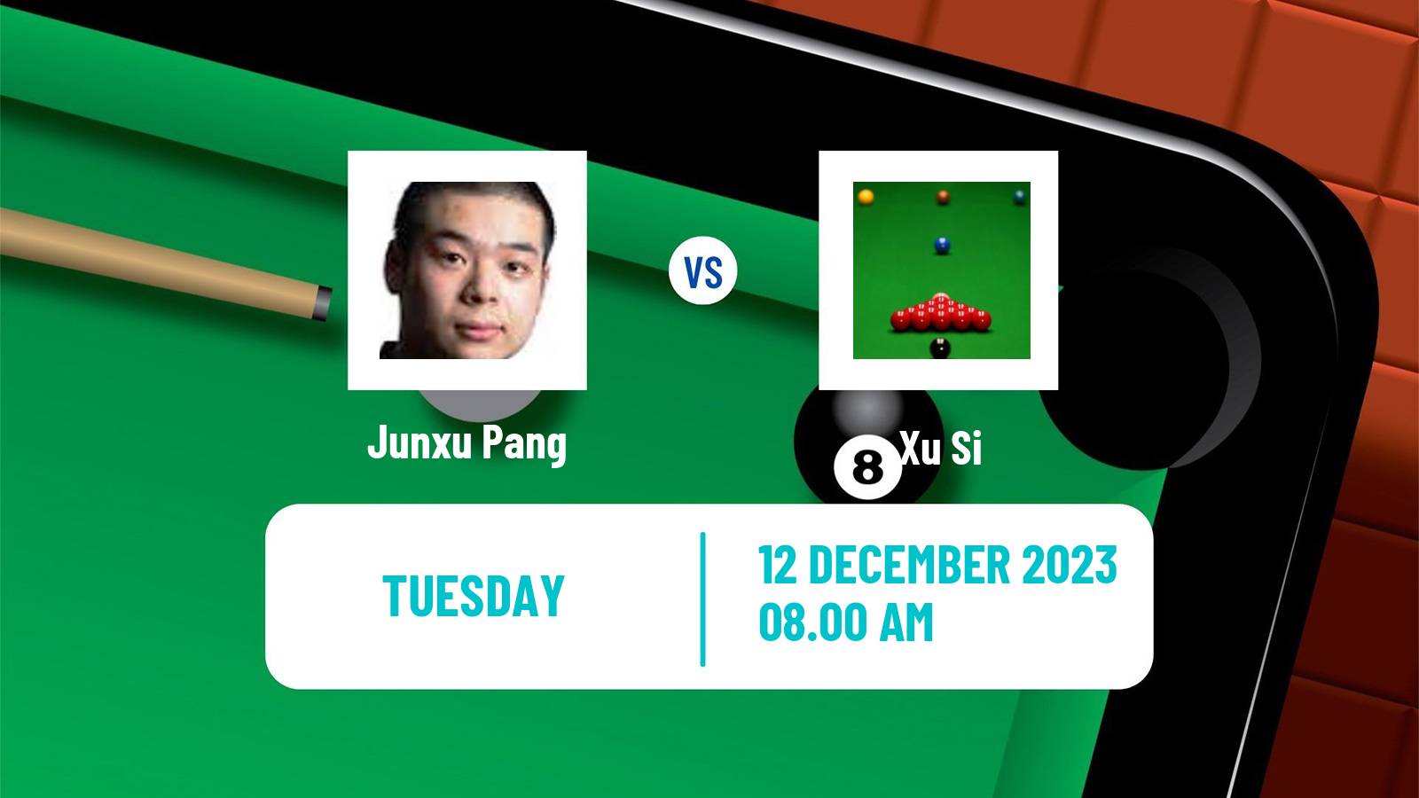 Snooker Scottish Open Junxu Pang - Xu Si