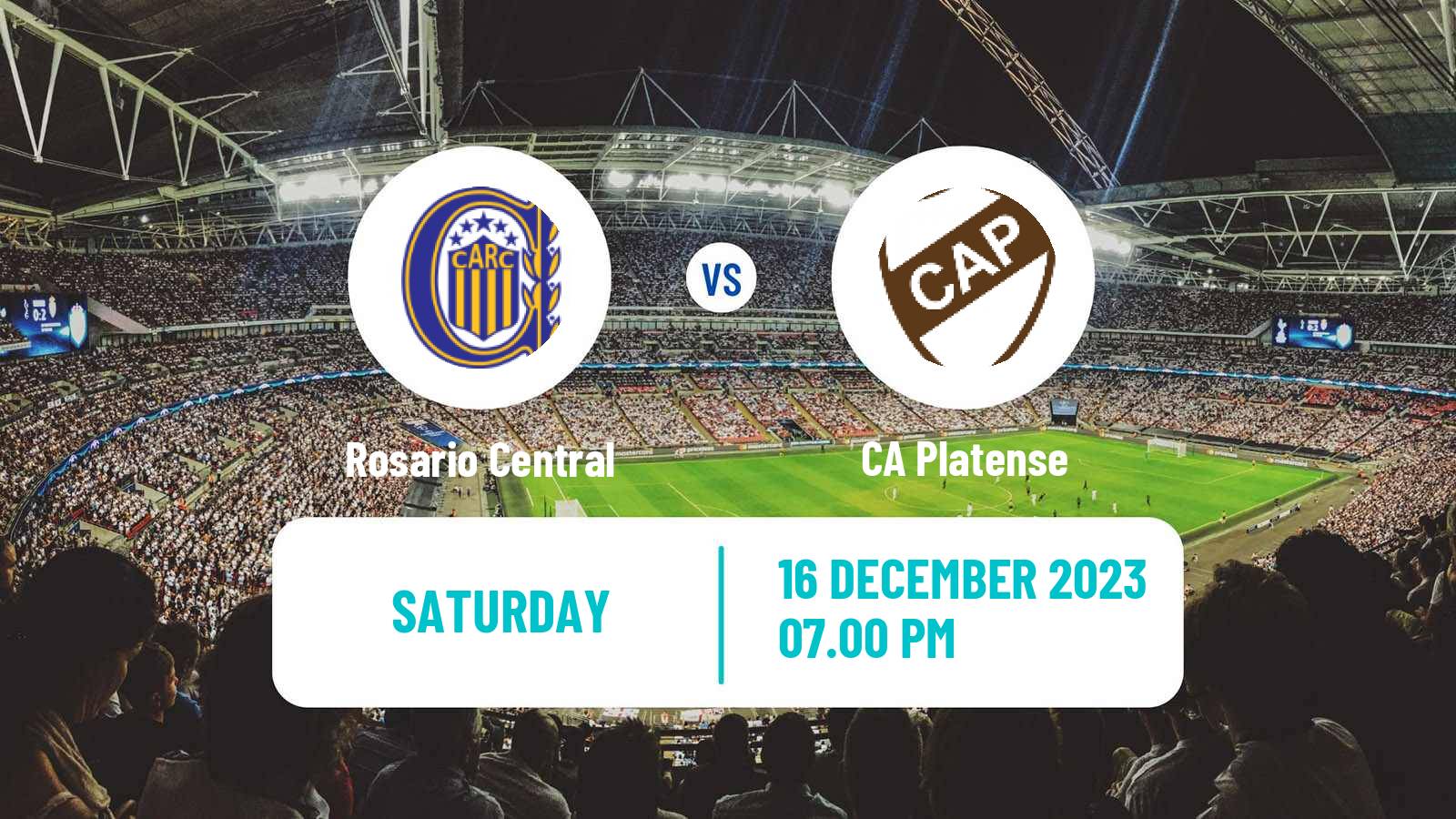Soccer Argentinian Copa de la Liga Profesional Rosario Central - Platense