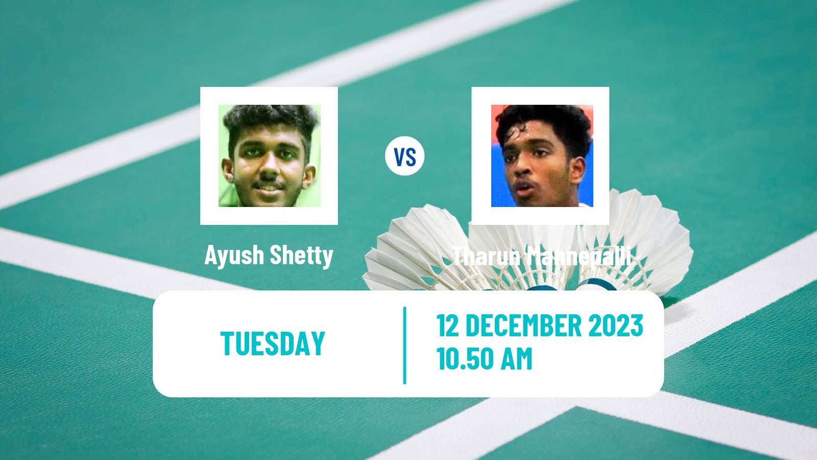 Badminton BWF World Tour Odisha Masters Men Ayush Shetty - Tharun Mannepalli