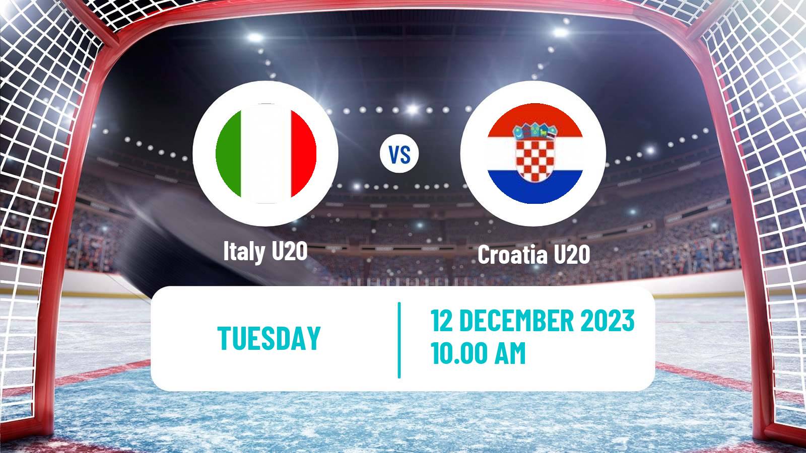 Hockey IIHF World U20 Championship IB Italy U20 - Croatia U20