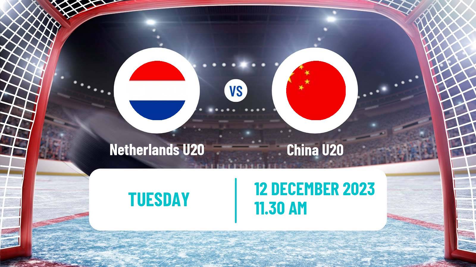 Hockey IIHF World U20 Championship IIA Netherlands U20 - China U20