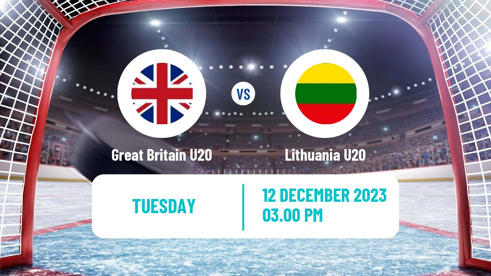 Hockey IIHF World U20 Championship IIA Great Britain U20 - Lithuania U20