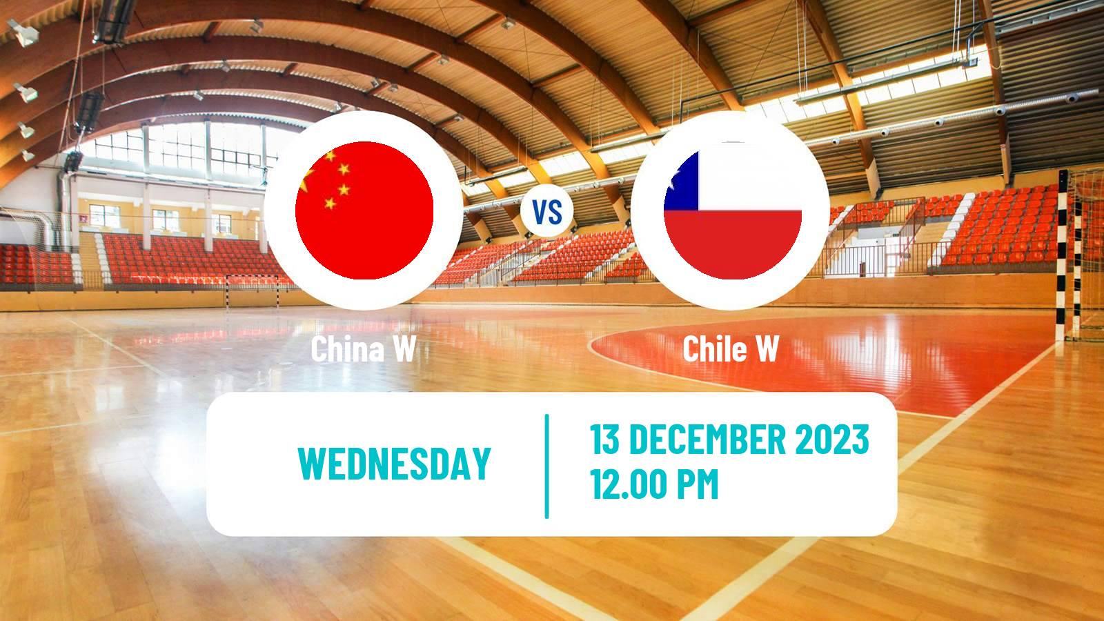 Handball Handball World Championship Women China W - Chile W