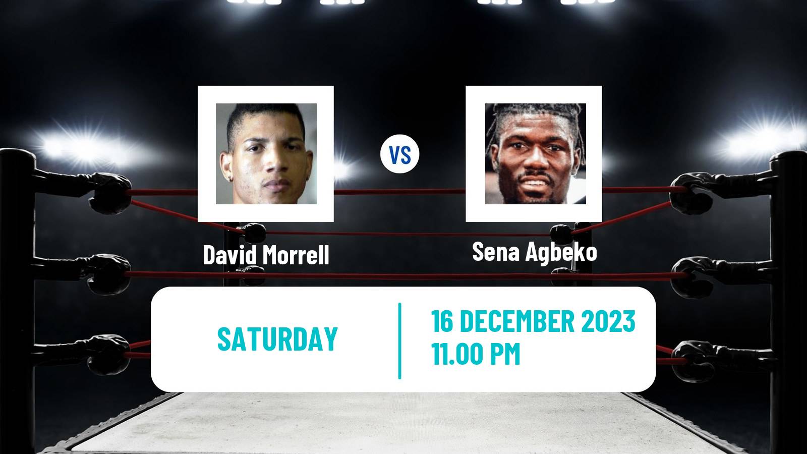 Boxing Super Middleweight WBA Title Men David Morrell - Sena Agbeko