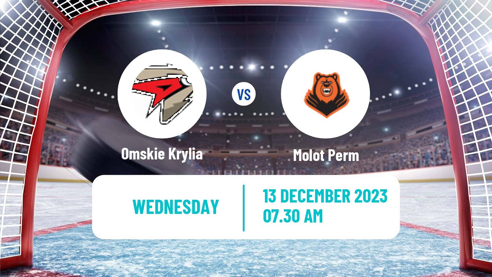 Hockey VHL Omskie Krylia - Molot Perm