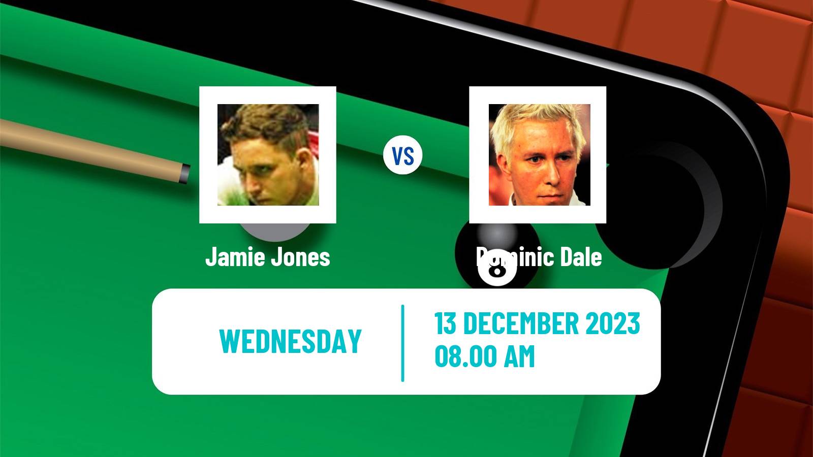 Snooker Scottish Open Jamie Jones - Dominic Dale