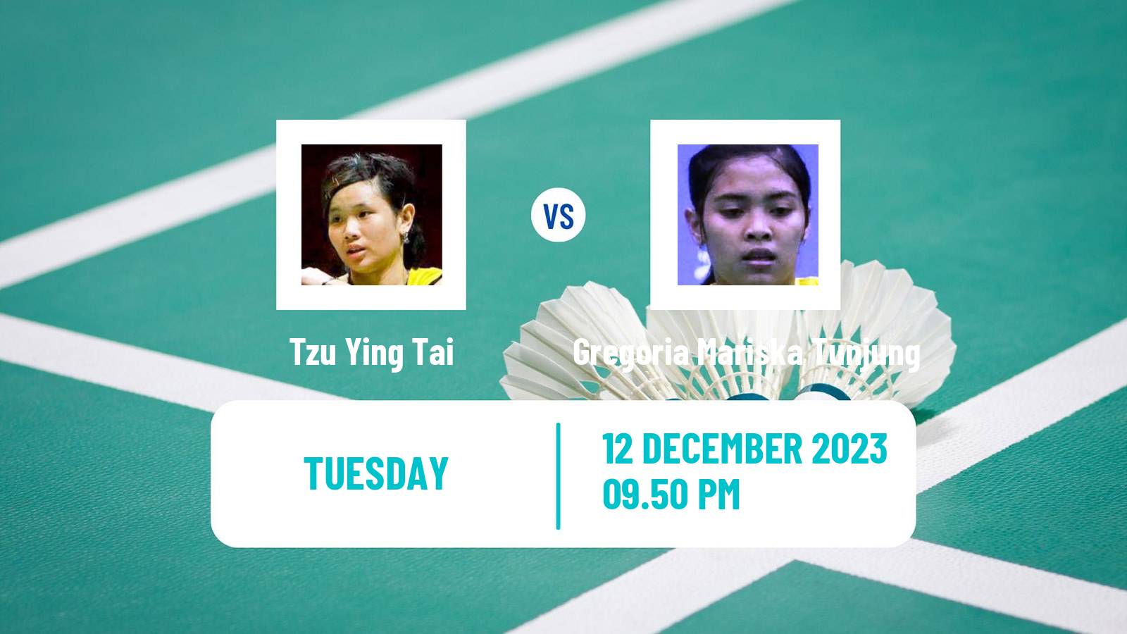 Badminton BWF World Tour World Tour Finals Women Tzu Ying Tai - Gregoria Mariska Tunjung