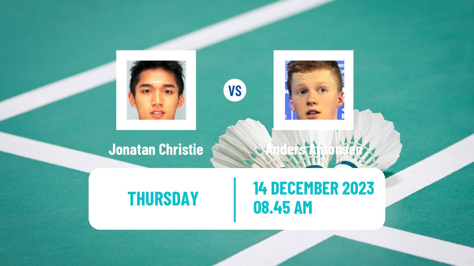 Badminton BWF World Tour World Tour Finals Men Jonatan Christie - Anders Antonsen