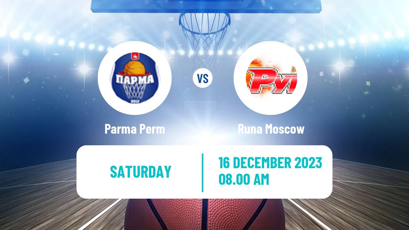 Basketball VTB United League Parma Perm - Runa Moscow