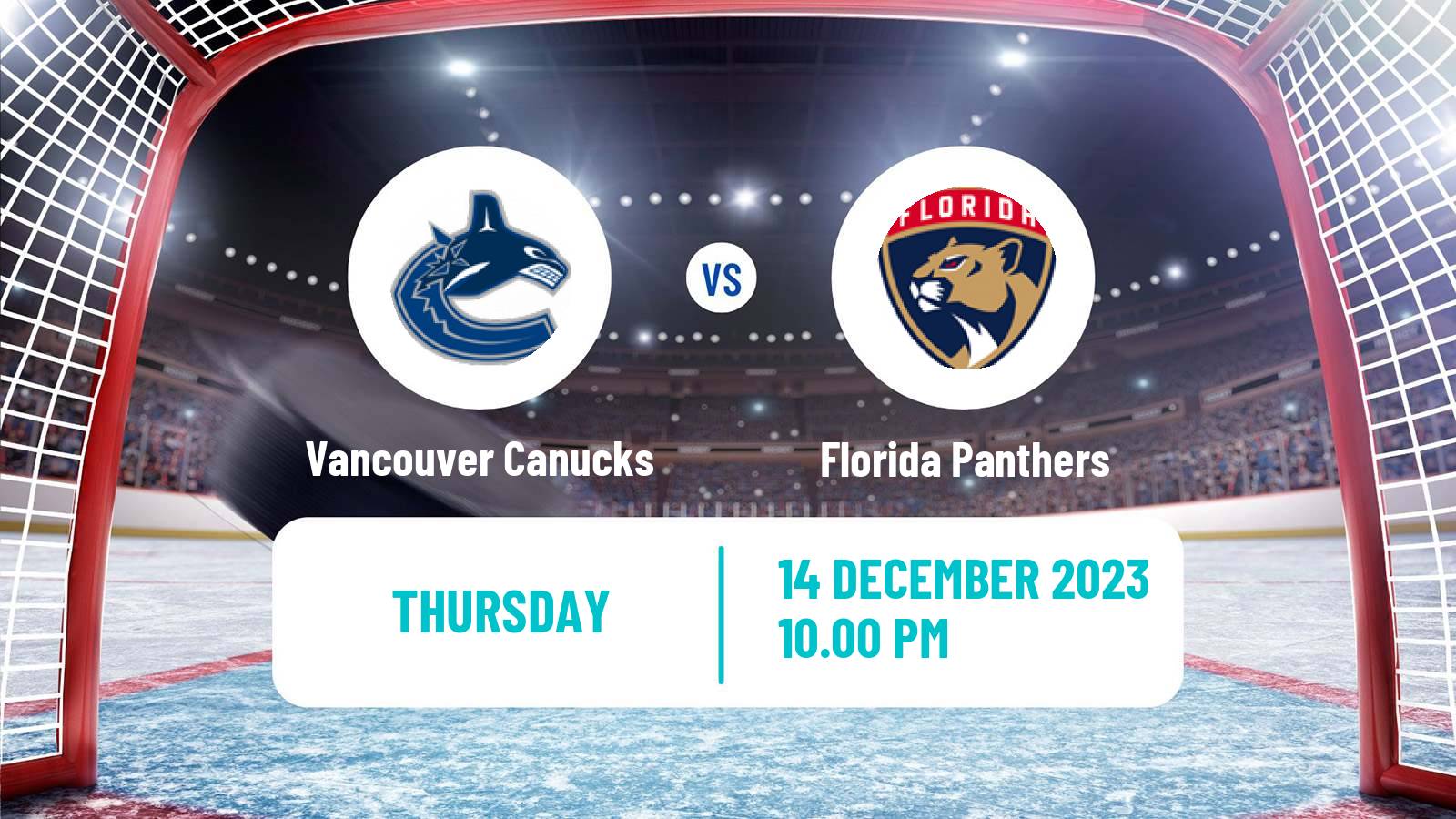 Hockey NHL Vancouver Canucks - Florida Panthers