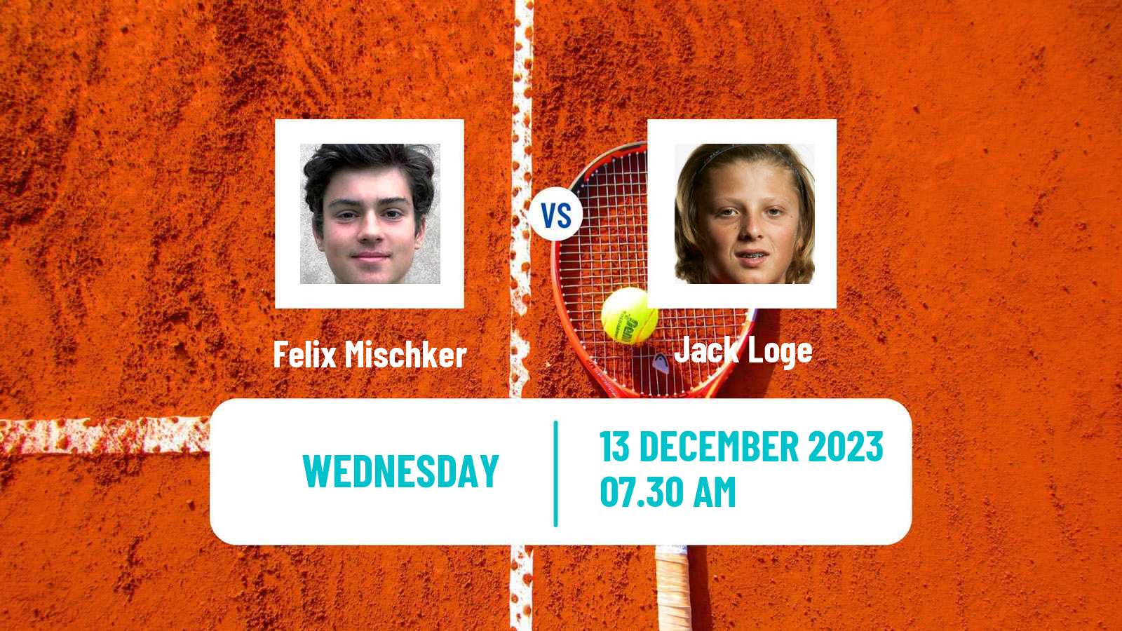 Tennis ITF M15 Zahra 3 Men 2023 Felix Mischker - Jack Loge