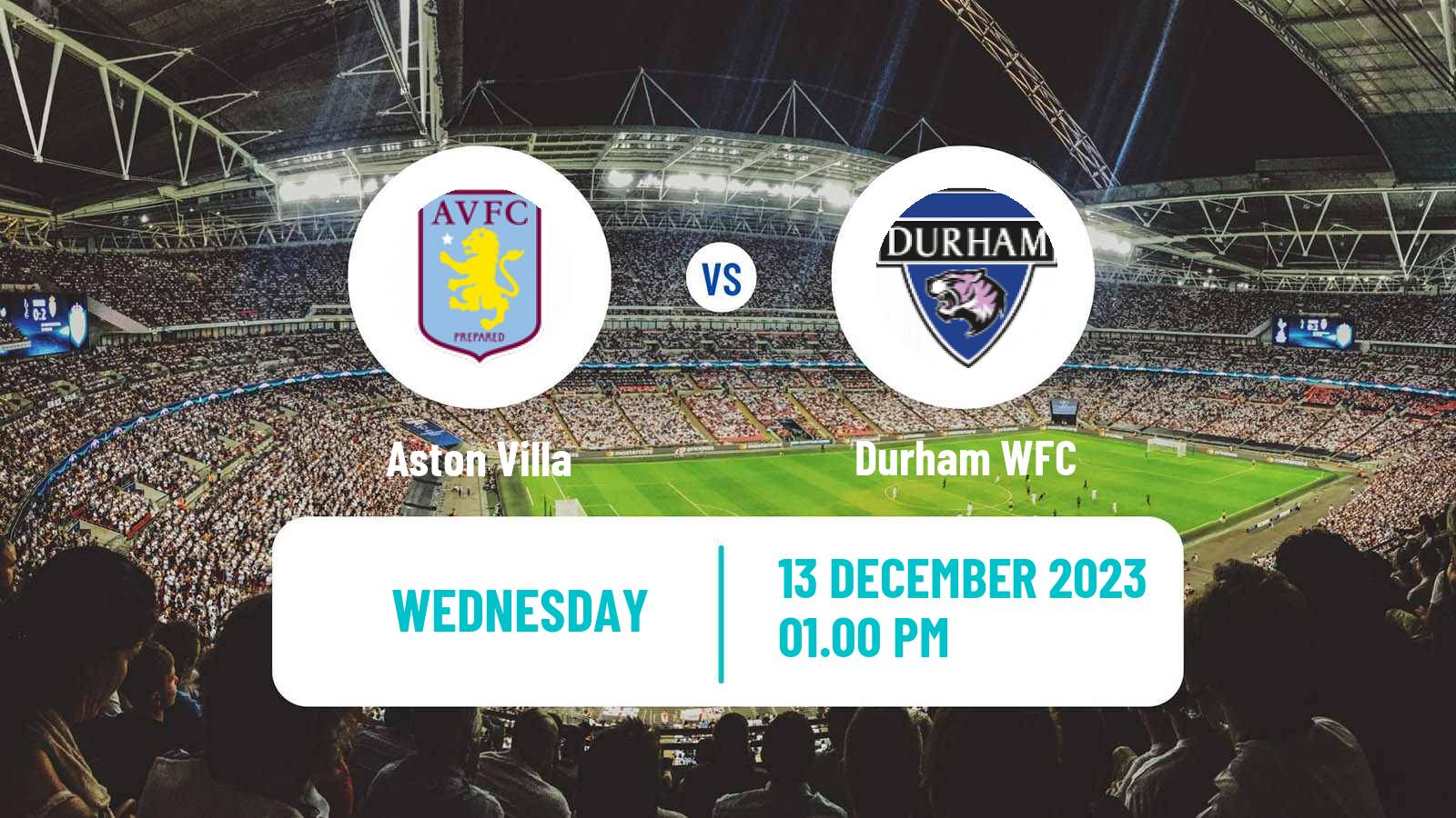 Soccer English League Cup Women Aston Villa - Durham