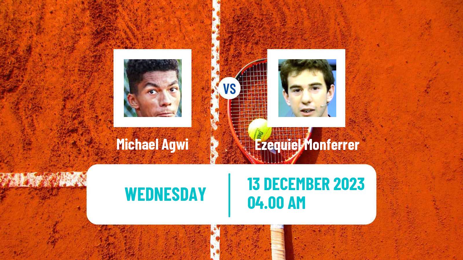 Tennis ITF M15 Antalya 20 Men 2023 Michael Agwi - Ezequiel Monferrer