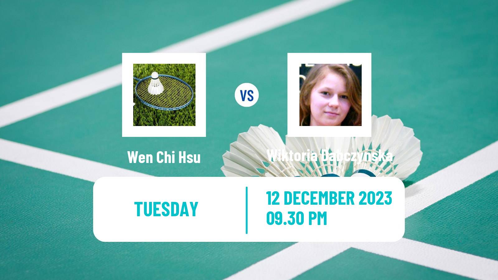 Badminton BWF World Tour Odisha Masters Women Wen Chi Hsu - Wiktoria Dabczynska