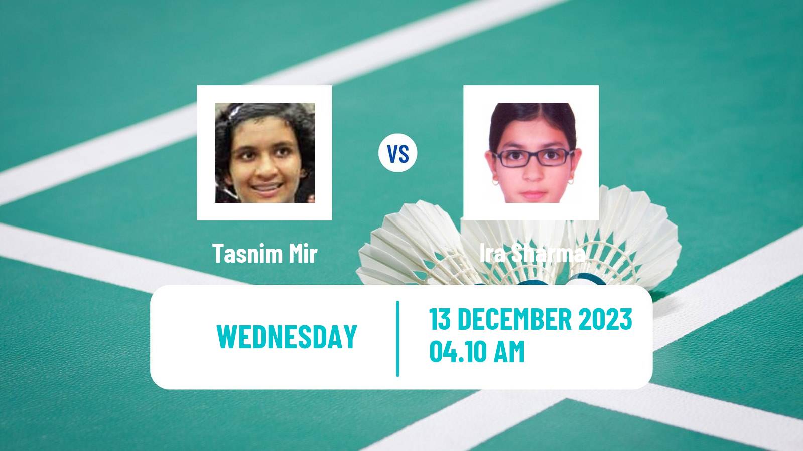 Badminton BWF World Tour Odisha Masters Women Tasnim Mir - Ira Sharma