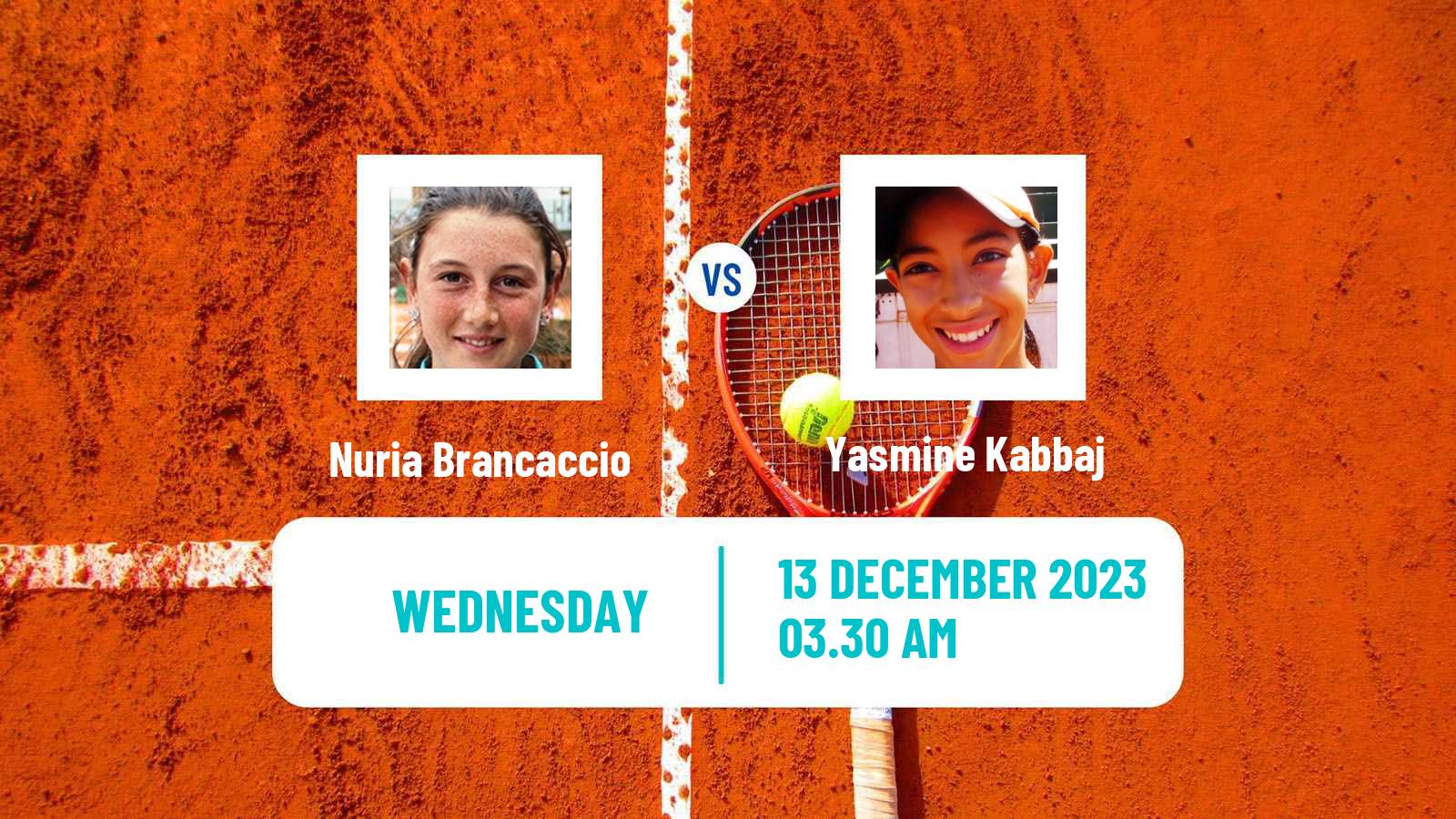 Tennis ITF W25 Monastir 6 Women Nuria Brancaccio - Yasmine Kabbaj