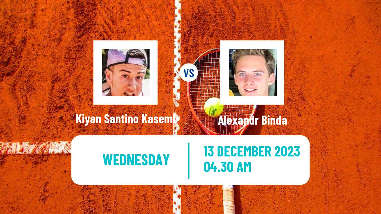 Tennis ITF M15 Sharm Elsheikh 20 Men Kiyan Santino Kasemi - Alexandr Binda