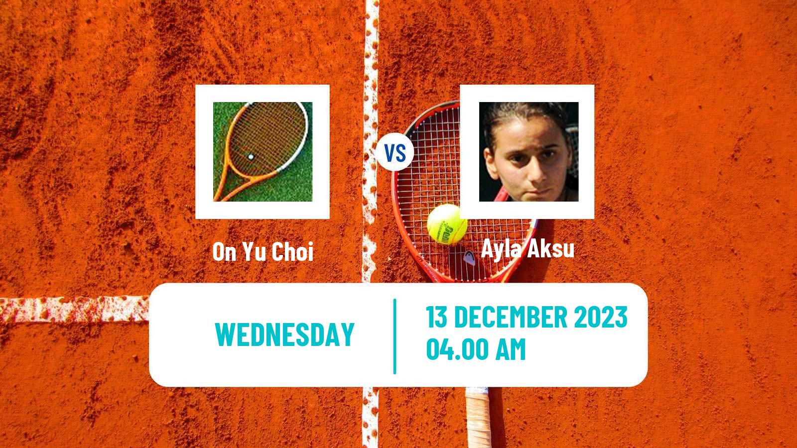 Tennis ITF W25 Sharm Elsheikh 6 Women 2023 On Yu Choi - Ayla Aksu