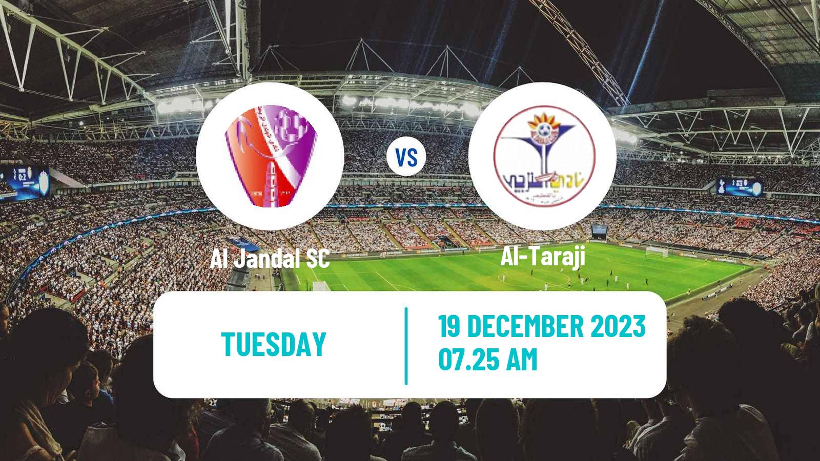 Soccer Saudi Division 1 Al Jandal - Al-Taraji
