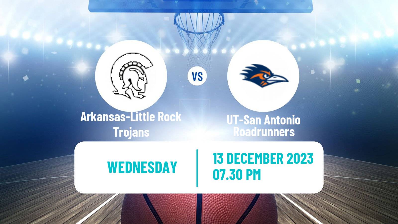 Basketball NCAA College Basketball Arkansas-Little Rock Trojans - UT-San Antonio Roadrunners
