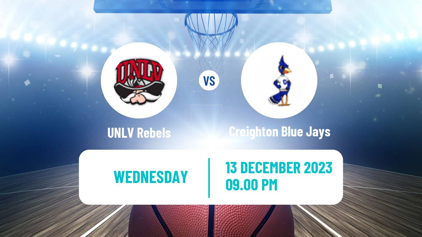 Basketball NCAA College Basketball UNLV Rebels - Creighton Blue Jays