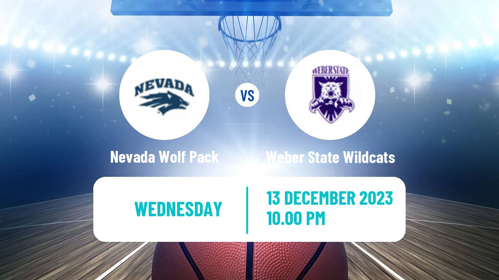Basketball NCAA College Basketball Nevada Wolf Pack - Weber State Wildcats