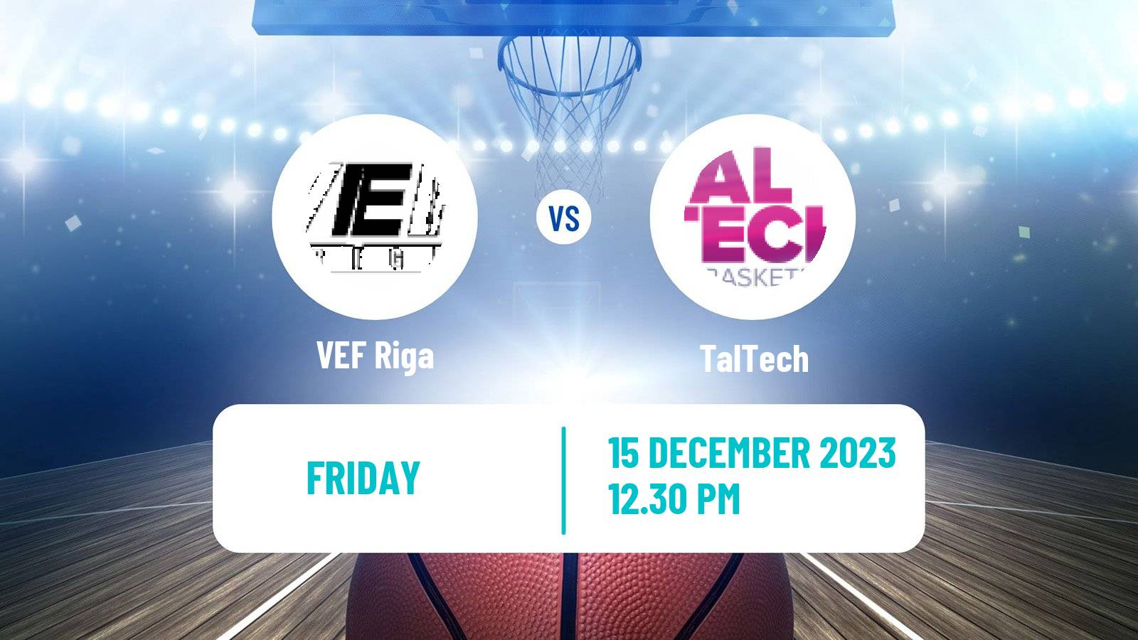 Basketball Estonian–Latvian Basketball League VEF Riga - TalTech